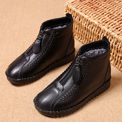 【35-42】🔥Женски зимски чизми со меки ѓонови и патент, стилски и удобни.