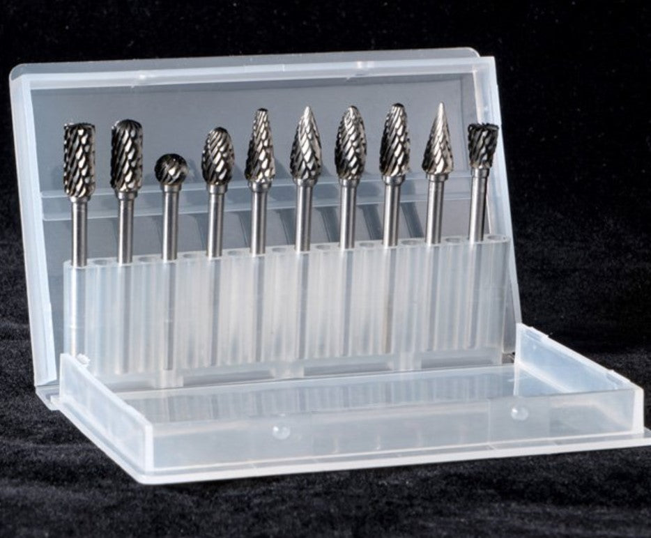 🔩【Пакување од 10】Премиум сет ротирачки сечила од карбид со волфрам