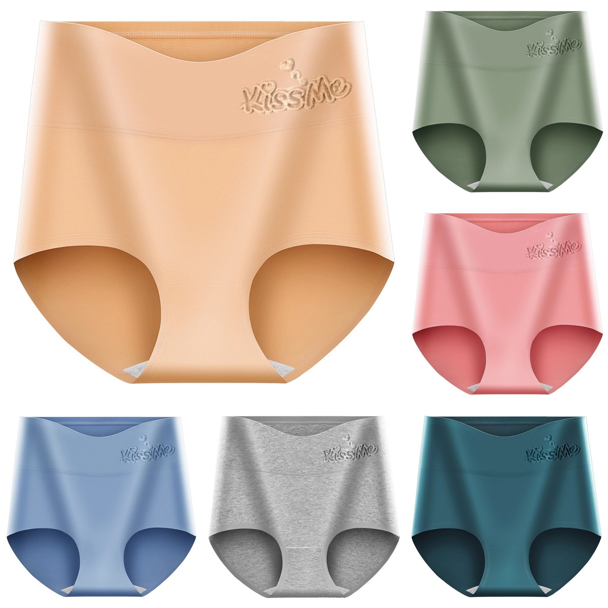 💖Последен ден со 50% попуст - 🔥【Комплет од 6 парчиња】1690 МКД за еден комплет, што е во просек 281 МКД по парче,Потпирач за задница со висок струк, изработен од висококвалитетен памук✨️ (45-105 кг)